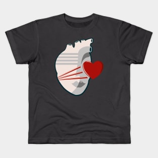 Heart Beating with Love Kids T-Shirt